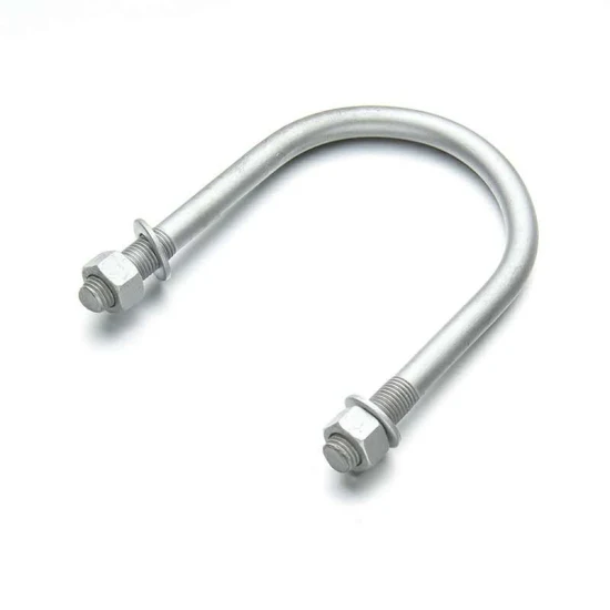 Gr4.8 8.8 10.9 Customized U Type Bolt with Nut for Pipe Clamp